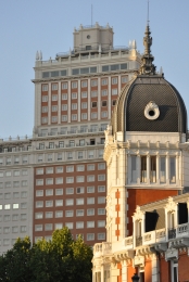 Edificio España desde Bailén