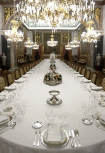 Mesa del Comedor de Gala del Palacio Real