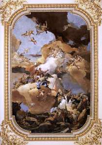 Venus encomendando a Vulcano que forje las armas para Eneas - Giovanni Battista Tiepolo