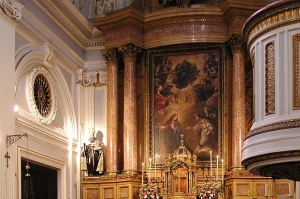 Altar mayor del Real Monasterio de la encarnación