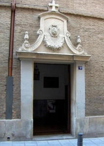 Entrada del convento de San Plácido