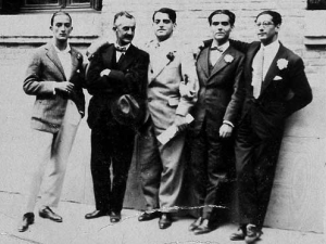 Federico García Lorca, Salvador Dalí y Luis Buñuel