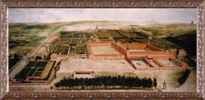 1 Jusepe Leonardo -Vista del Palacio y Jardines del Buen Retiro (1637-1638)