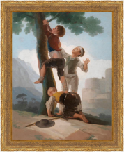 Francisco de Goya, Muchachos trepando a unarbol (1791-1792)